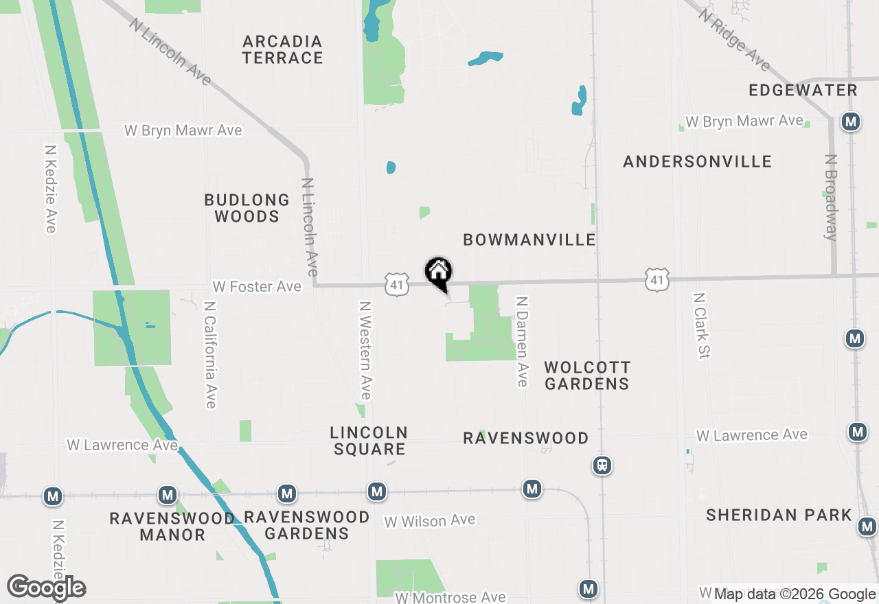 Map of 2204 W Winona Street #1, Chicago, IL 60625