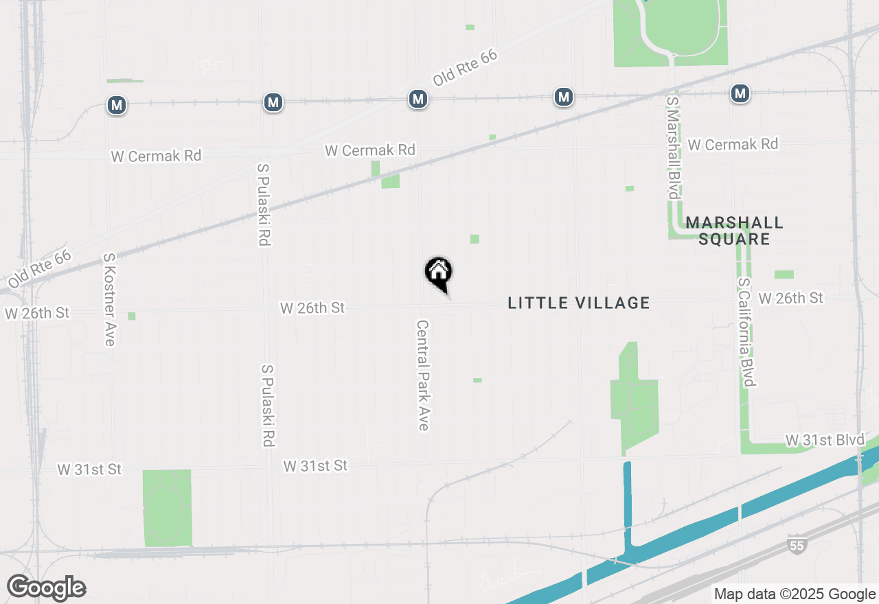 Map of 3534-3536 W 26th Street, Chicago, IL 60623