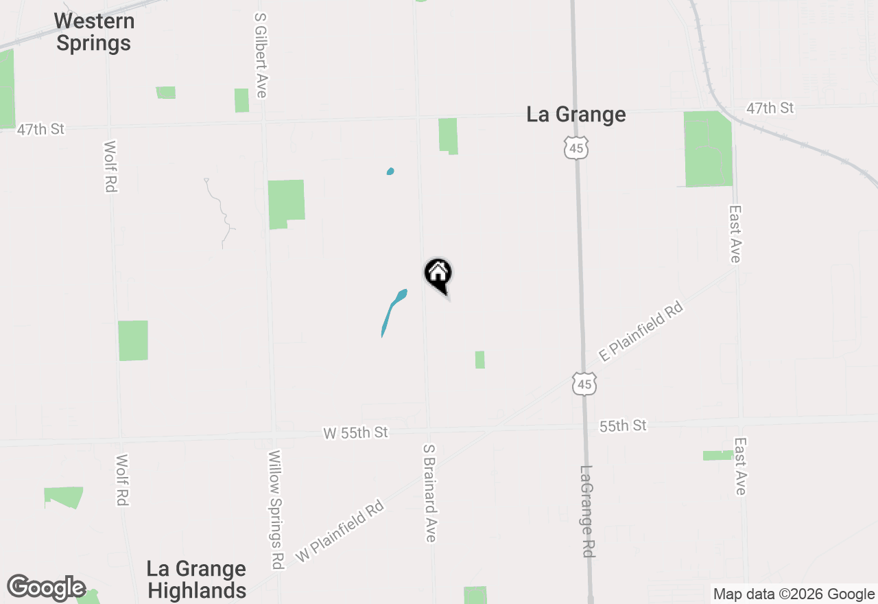 Map of 936 S Stone Avenue, La Grange, IL 60525