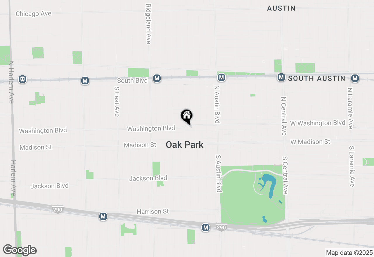 Map of 125 Washington Boulevard #2, Oak Park, IL 60302