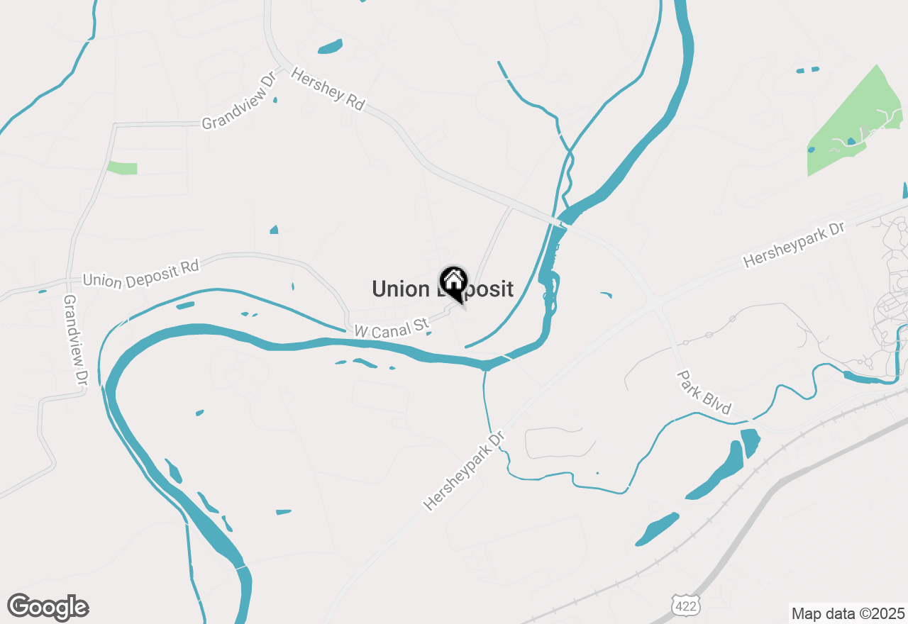 Map of 107 S Hanover Street, Hershey, PA 17033