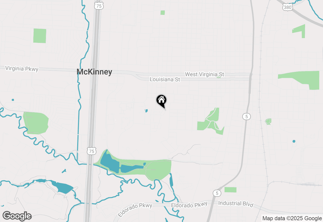 Map of 1301 Steepleview Lane, Mckinney, TX 75069