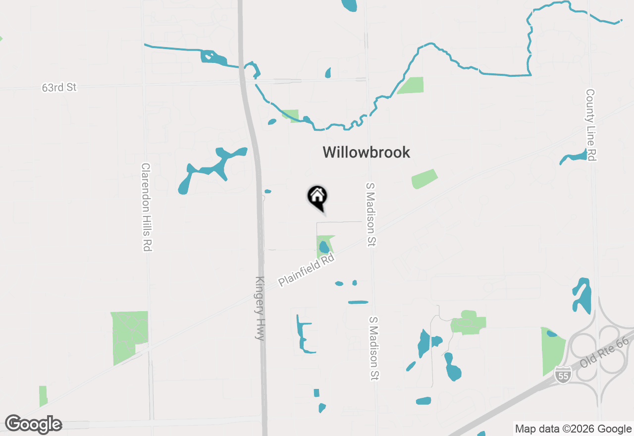 Map of 646 68th Street, Willowbrook, IL 60527