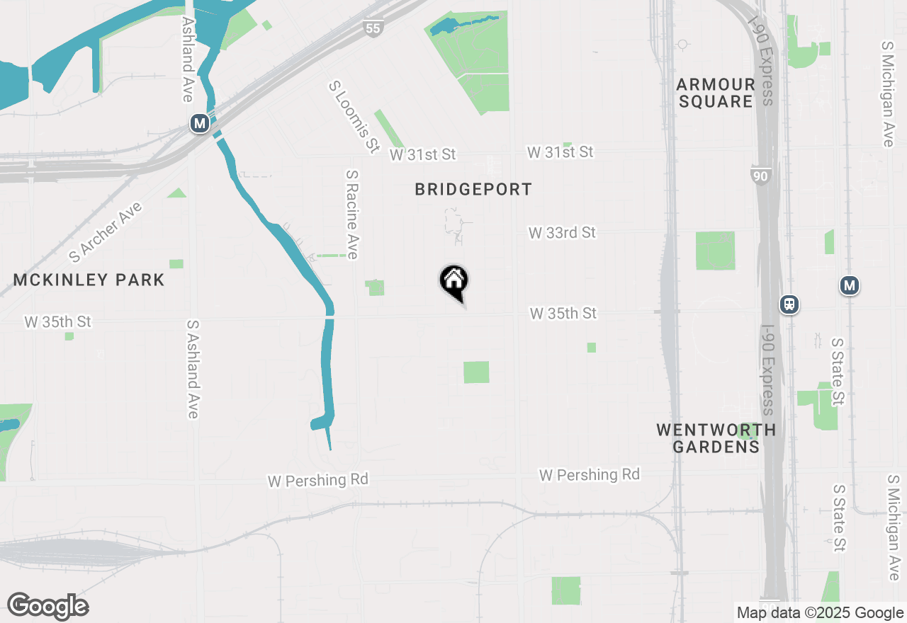 Map of 930 W 35th Street #3F, Chicago, IL 60609