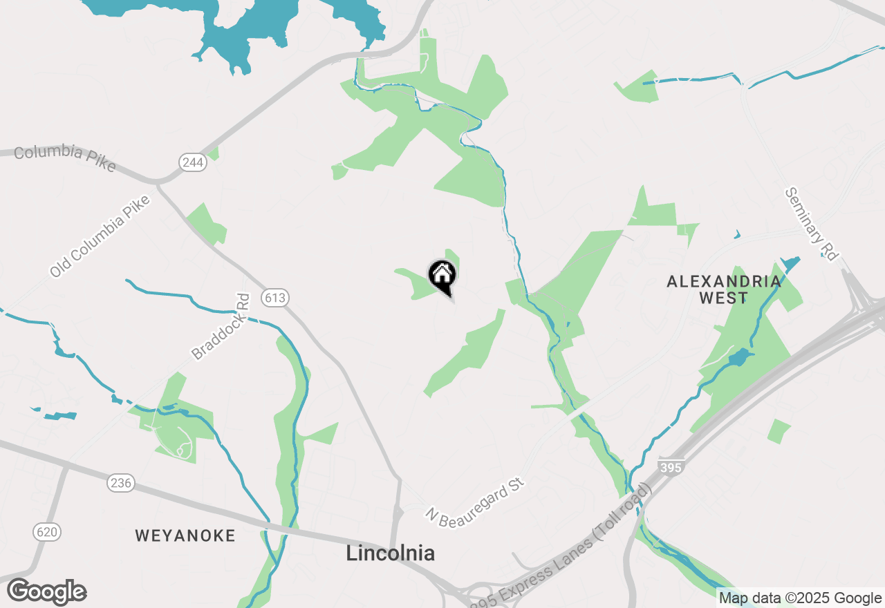 Map of 4305 Dahill Place, Alexandria, VA 22312