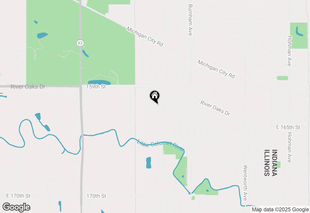 Map of 1269 Arthur Street, Calumet City, IL 60409