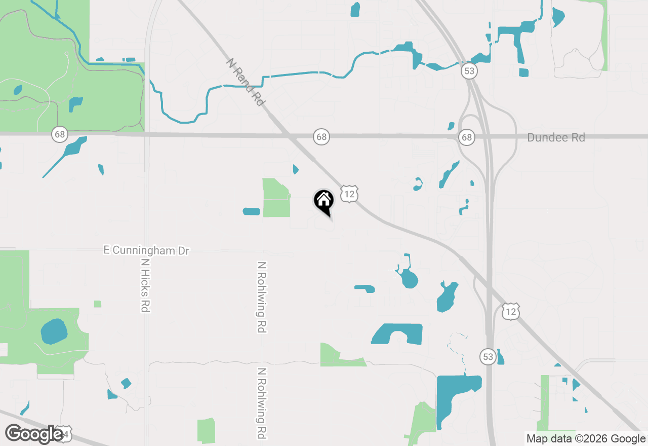 Map of 1367 N Winslowe Drive #204, Palatine, IL 60074