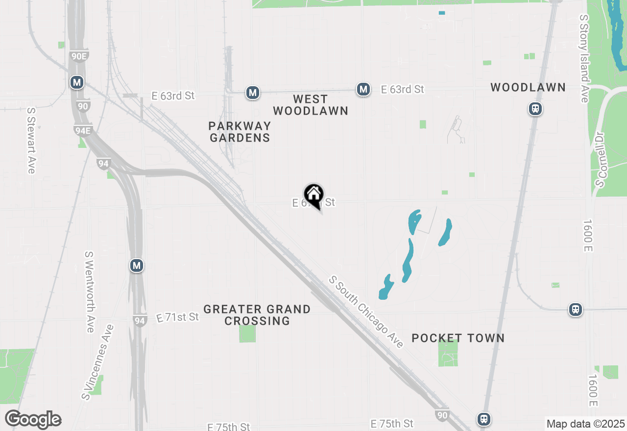 Map of 6729 S Saint Lawrence Avenue, Chicago, IL 60637