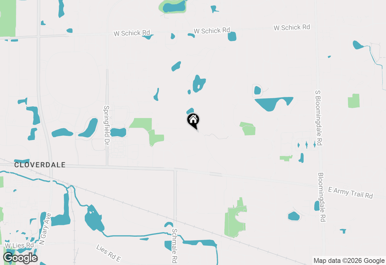 Map of 350 Meadowlark Road, Bloomingdale, IL 60108