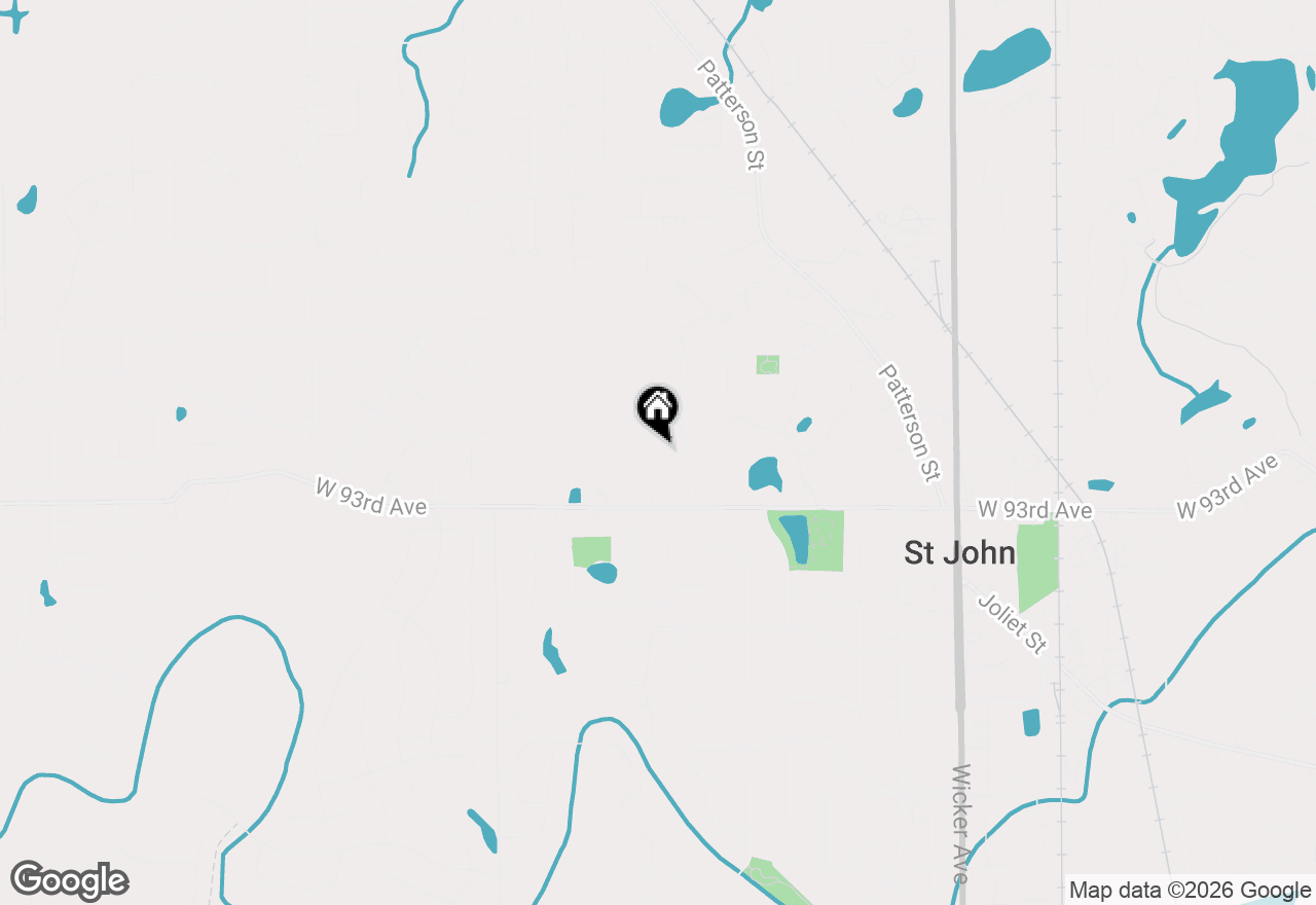 Map of 9201 Kardel Drive, St. John, IN 46373