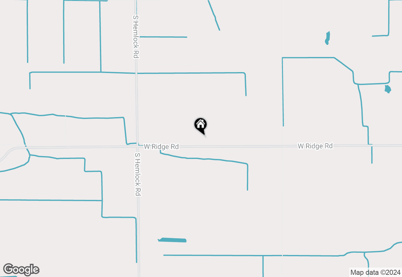 Map of 15568 W Ridge Road, Oakley, MI 48649