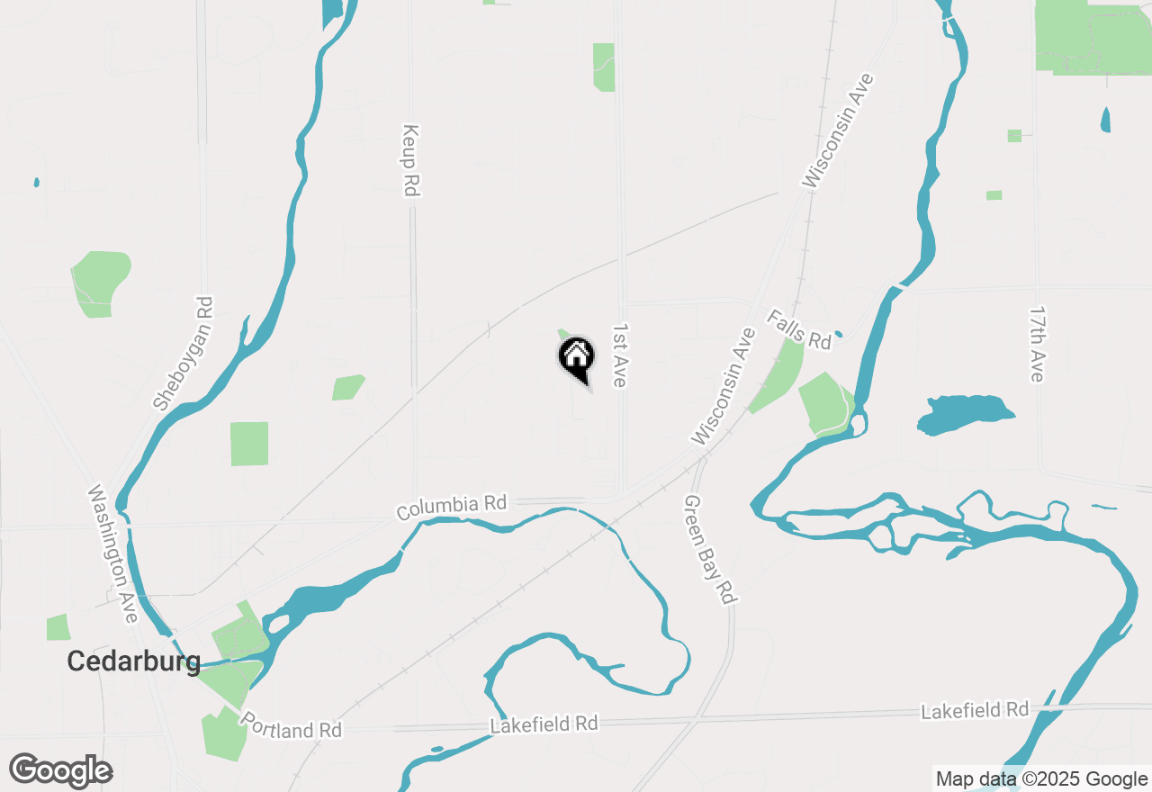 Map of 2057 Chateau Ct, Grafton, WI 53024