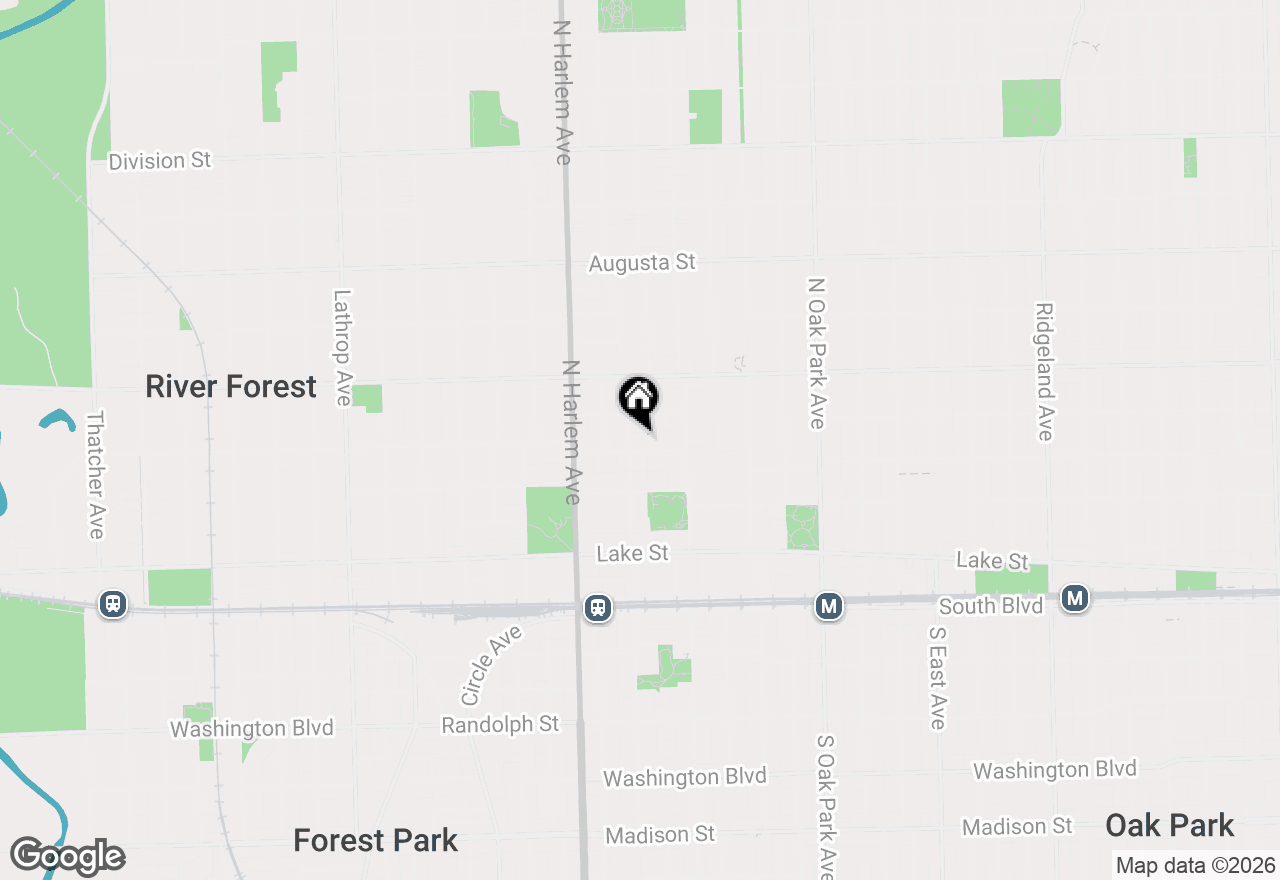 Map of 1040 Erie Street #505, Oak Park, IL 60302