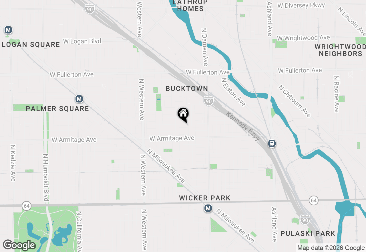 Map of 2131 W Dickens Avenue, Chicago, IL 60647