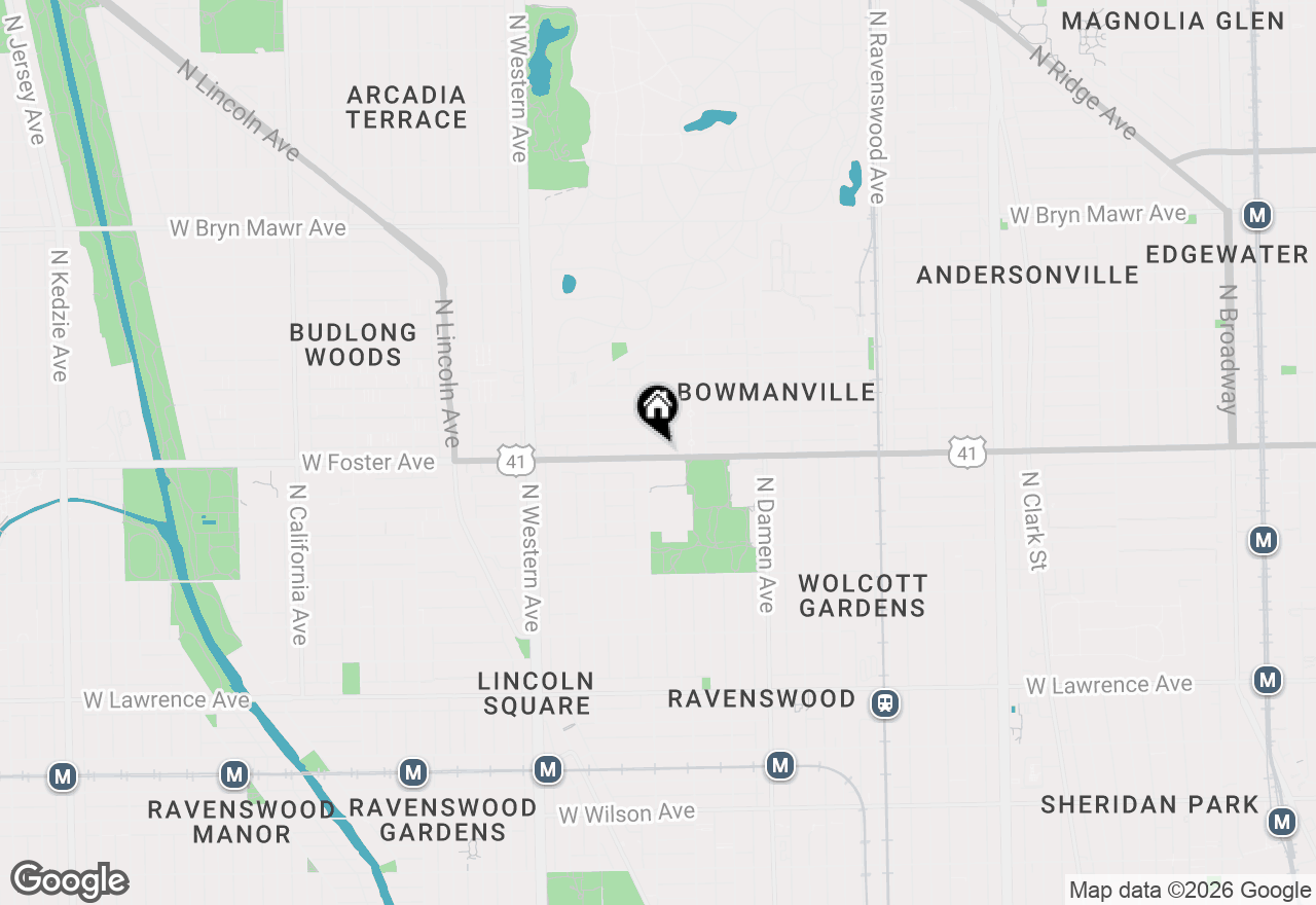 Map of 2150 W Foster Avenue #2, Chicago, IL 60625