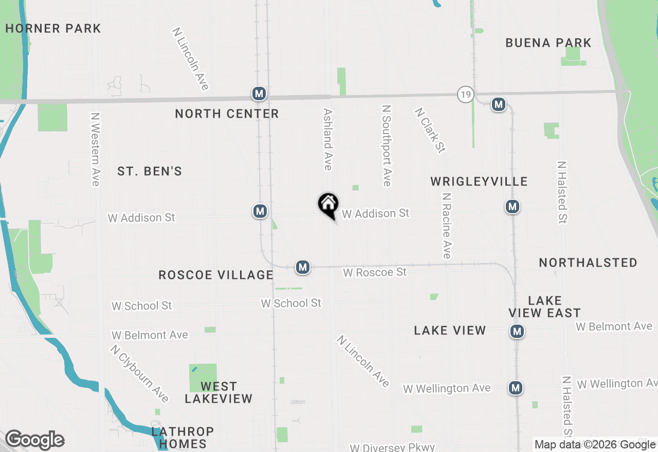 Map of (Address confidential), Chicago, Illinois 60657