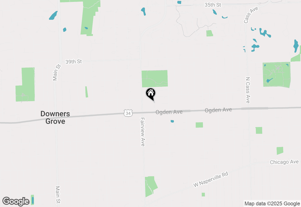 Map of 4226 Florence Avenue, Downers Grove, IL 60515