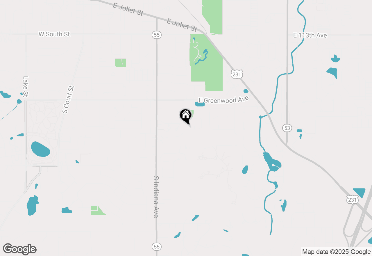 Map of 1008 Greenview Drive, Crown Point, IN 46307