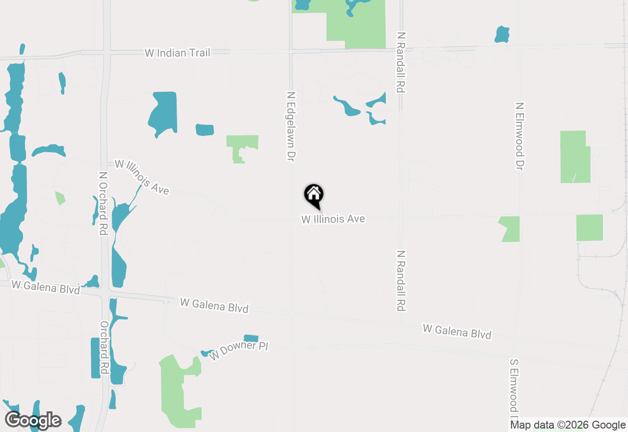 Map of 1721 W Illinois Avenue, Aurora, IL 60506