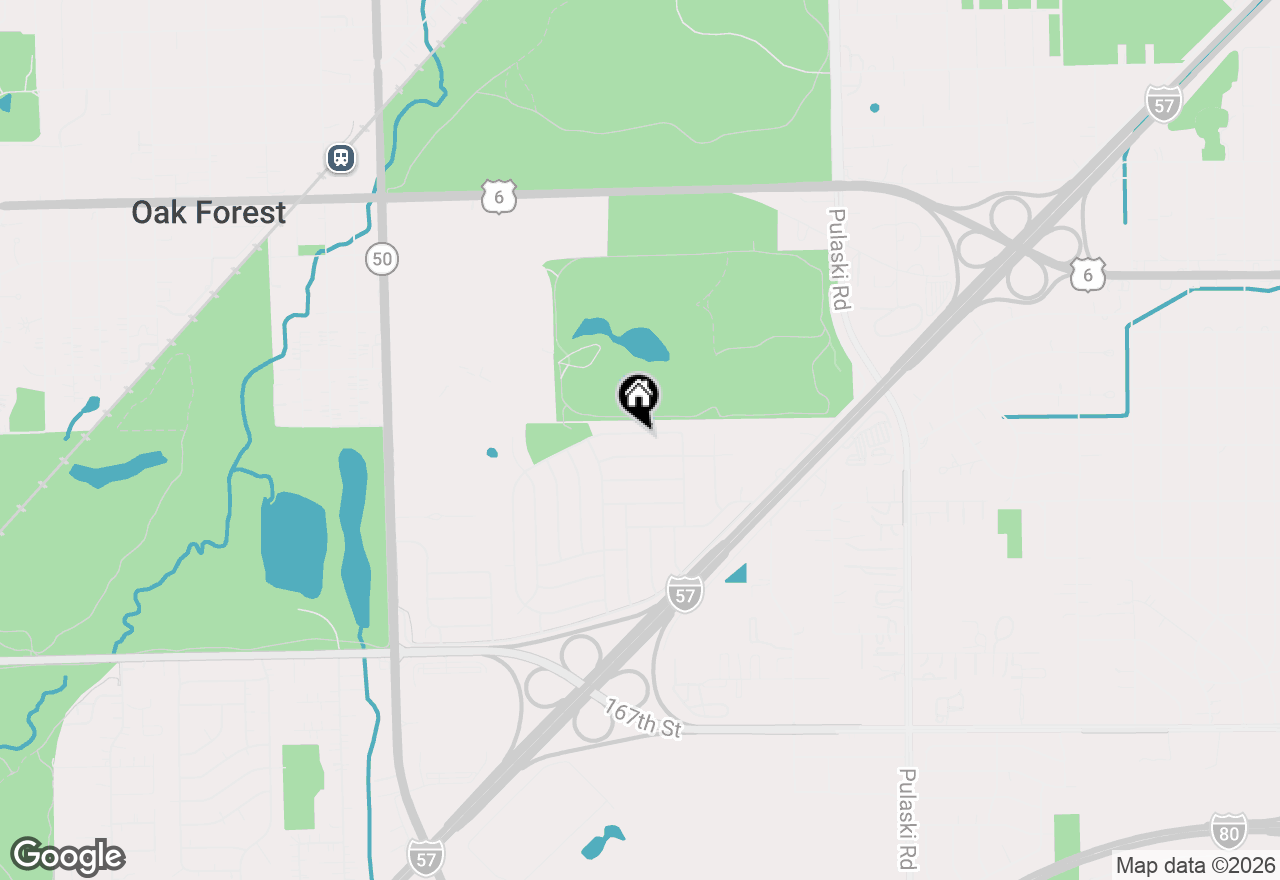 Map of 4343 Henry Street, Oak Forest, IL 60452