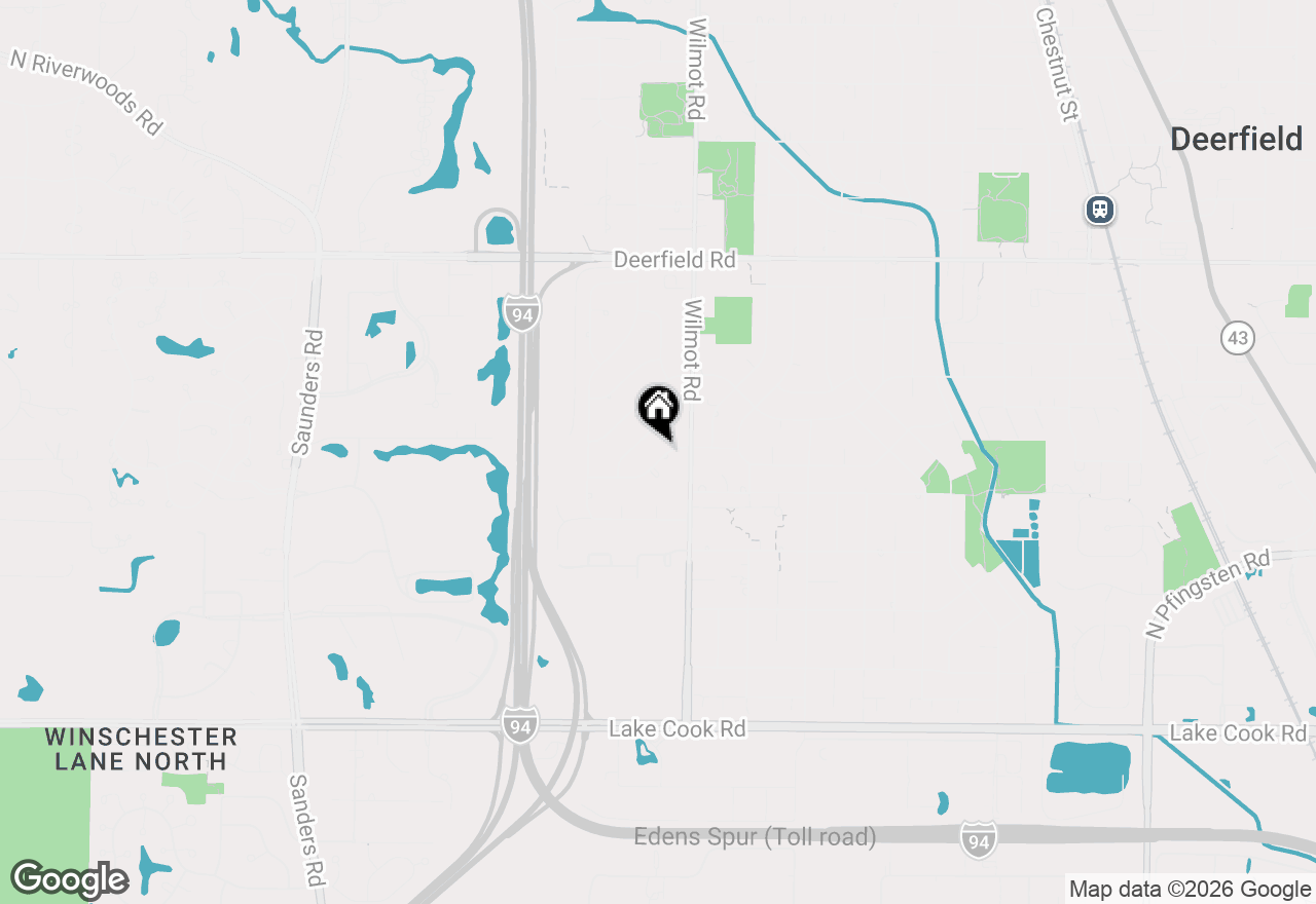 Map of 1650 Dartmouth Lane, Deerfield, IL 60015