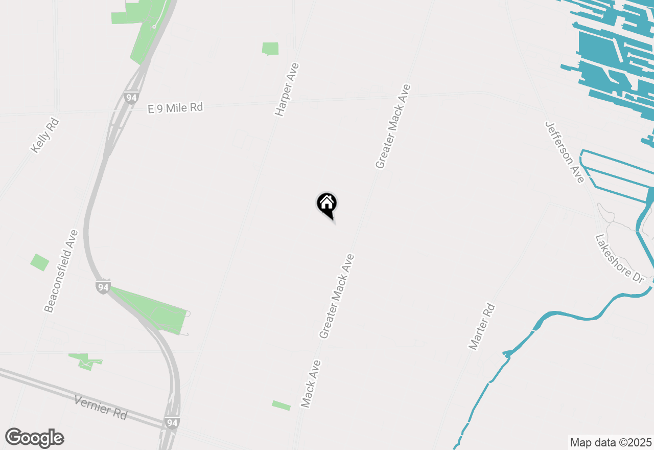 Map of 22011 California Street, St Clair Shores, MI 48080