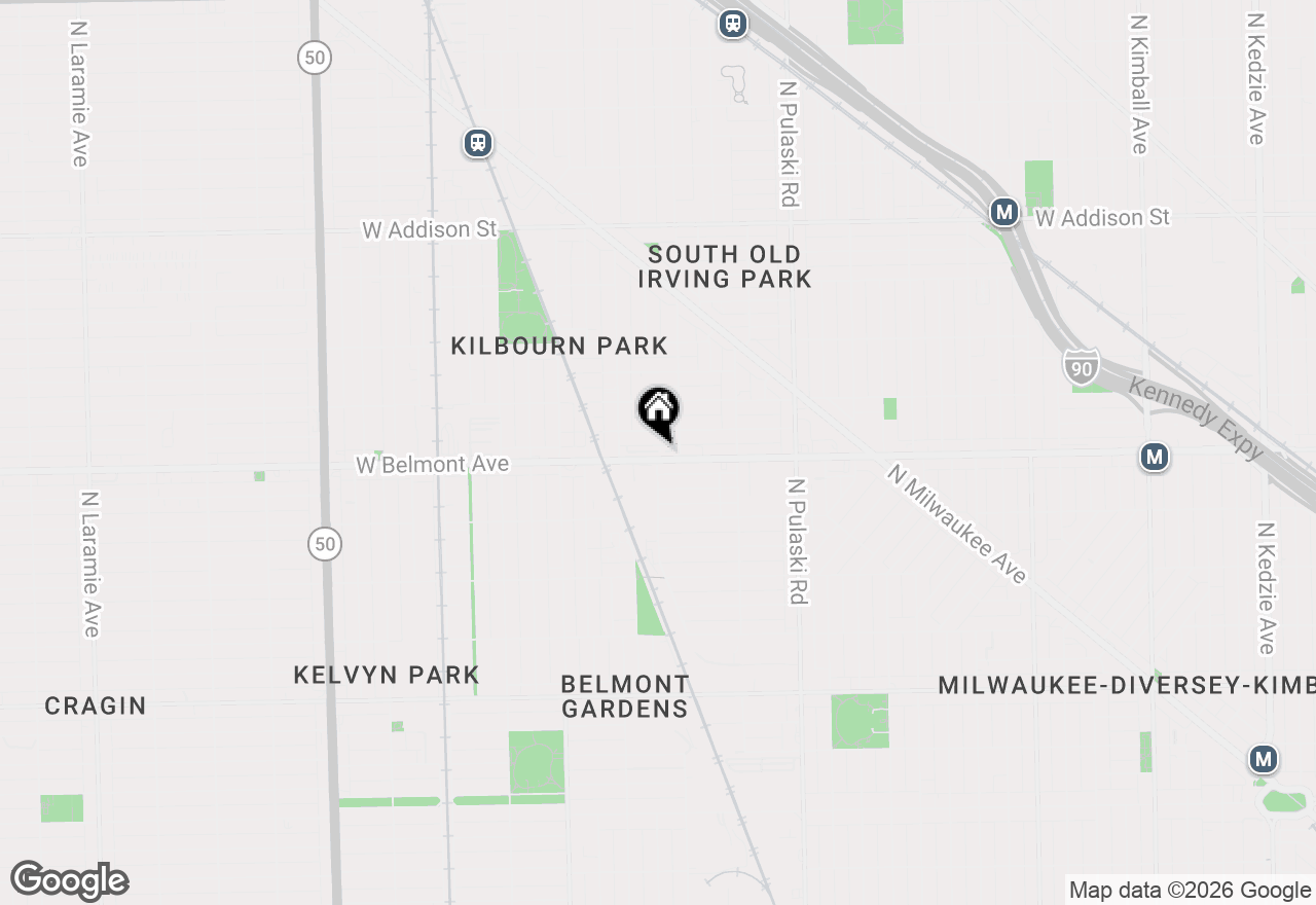 Map of 4214 W Belmont Avenue #5, Chicago, IL 60641