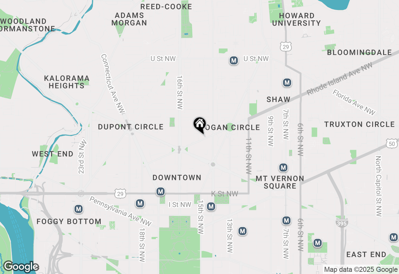 Map of 1441 Rhode Island Avenue Nw #M06, Washington, DC 20005