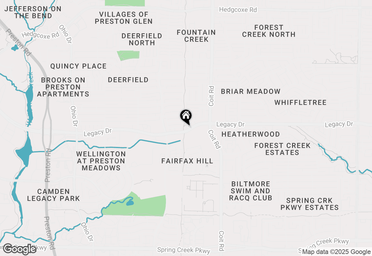 Map of 4136 Los Altos Drive, Plano, TX 75024
