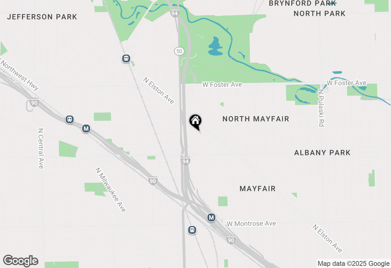 Map of 4908 N Kruger Avenue, Chicago, IL 60630