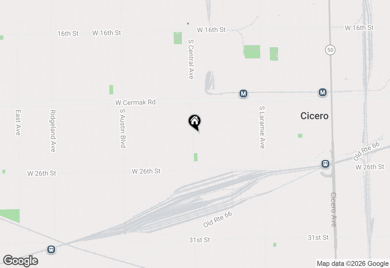 Map of 2345 S Central Avenue, Cicero, IL 60804