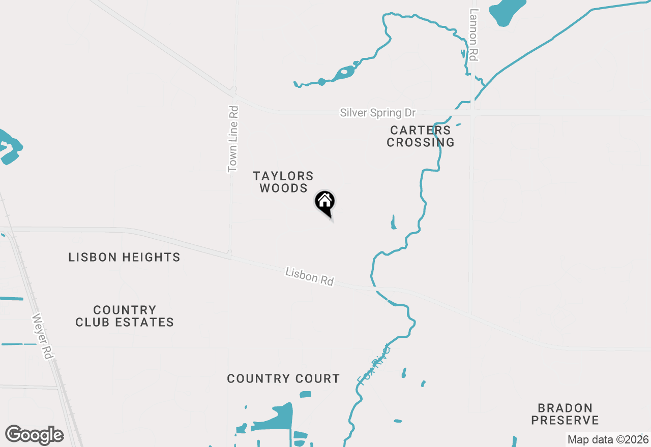 Map of N52W21378 Golfview Dr, Menomonee Falls, WI 53051