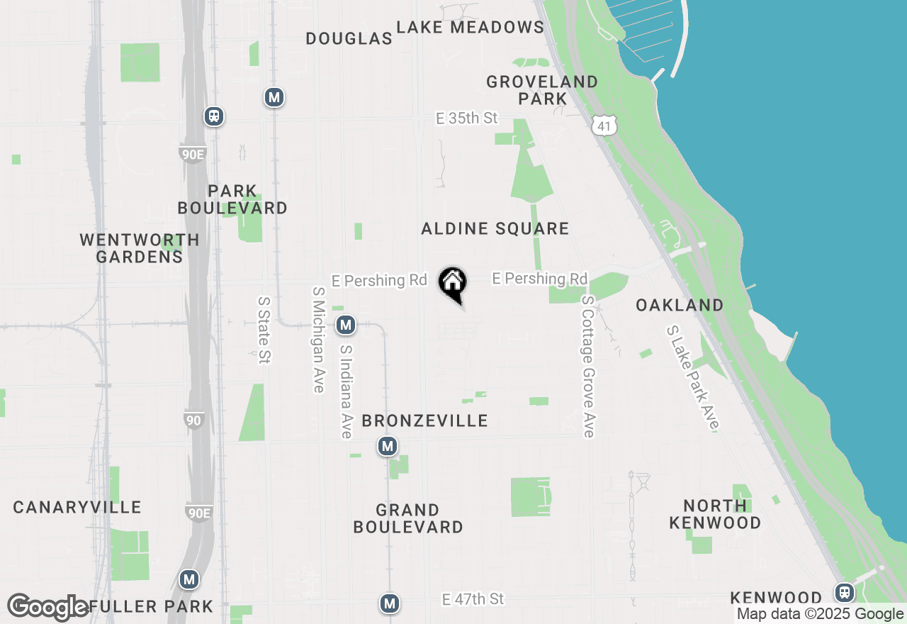 Map of 441 E Oakwood Boulevard #3, Chicago, IL 60653