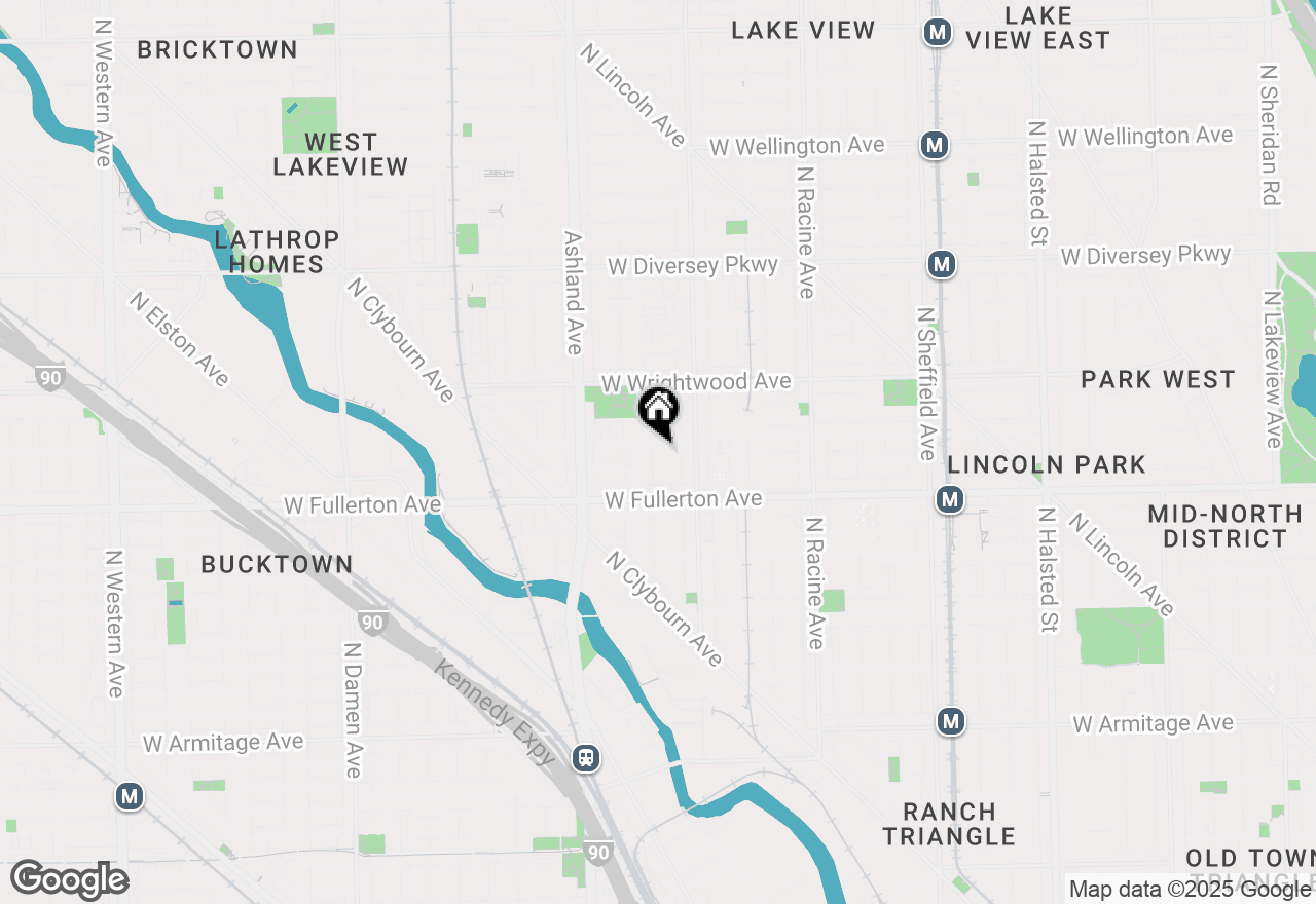 Map of 2450 N Janssen Avenue, Chicago, IL 60614