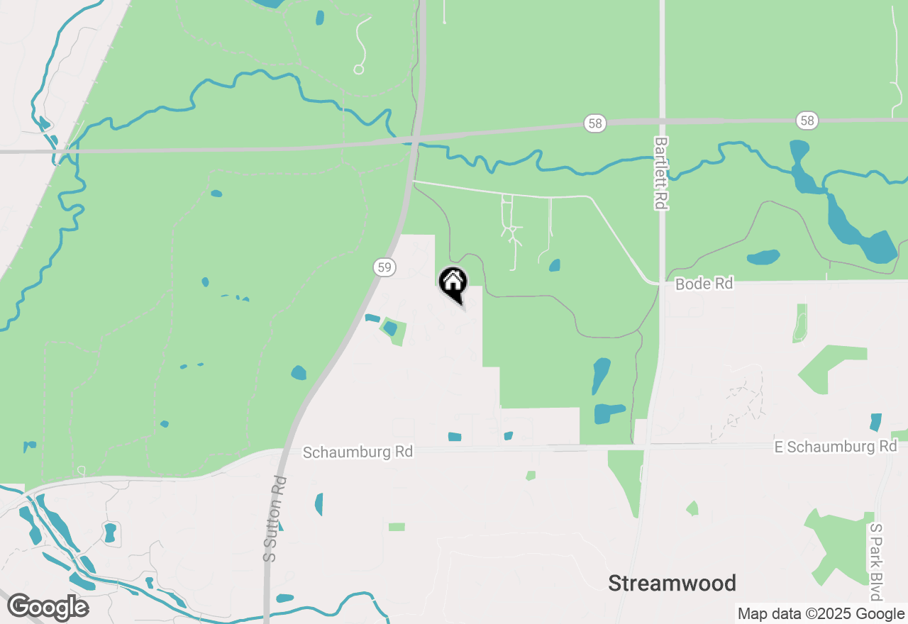 Map of 360 Ascot Lane, Streamwood, IL 60107