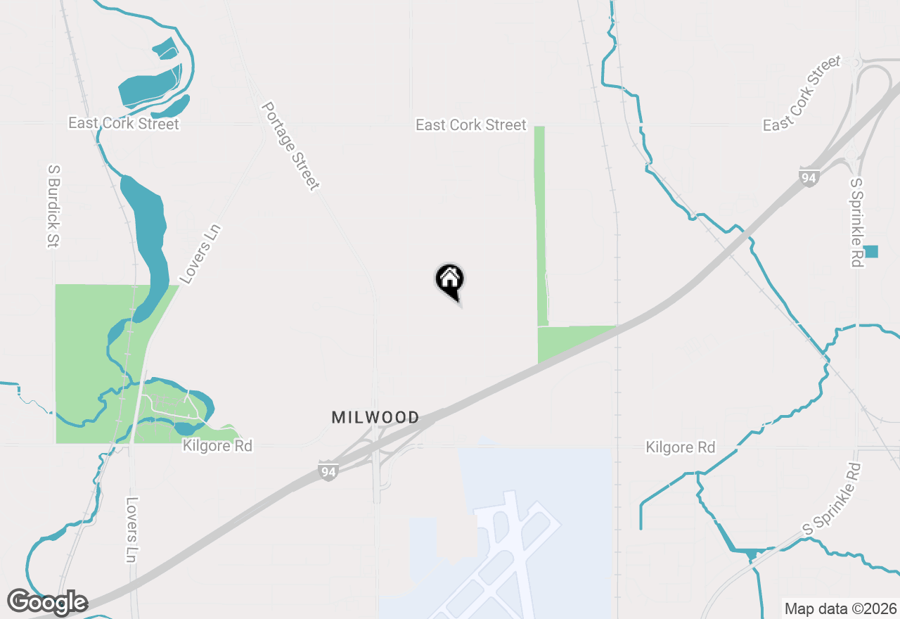 Map of 1921 Banbury Road, Kalamazoo, MI 49001