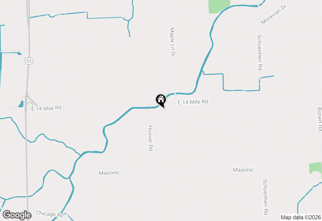 Map of 32994 Pine View Court #42, Warren, MI 48093