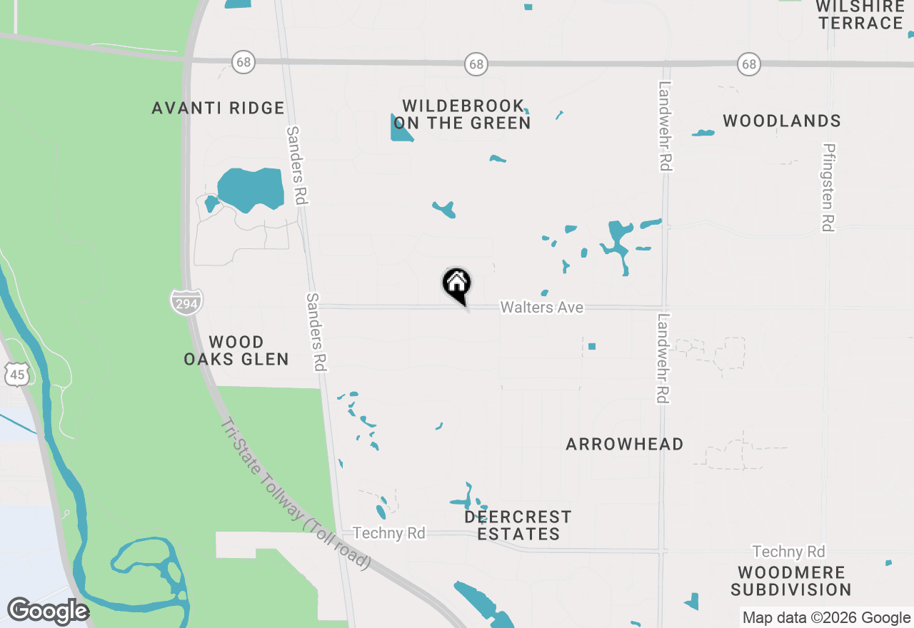Map of 3691 Walters Avenue, Northbrook, IL 60062
