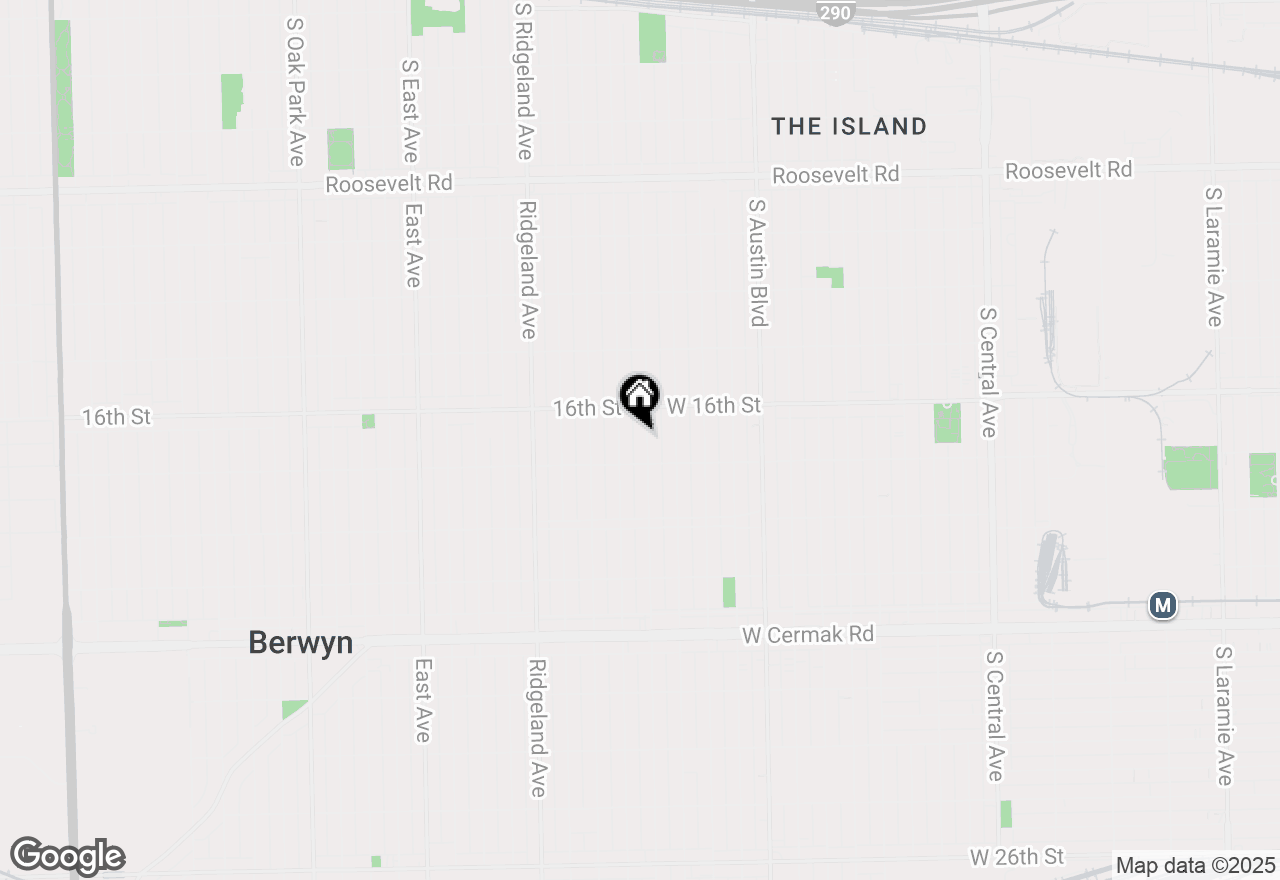 Map of 1624 Lombard Avenue, Berwyn, IL 60402