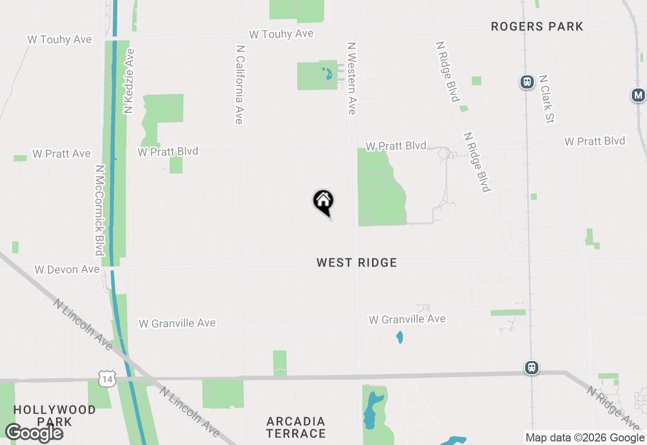 Map of 6524 N Campbell Avenue, Chicago, IL 60645