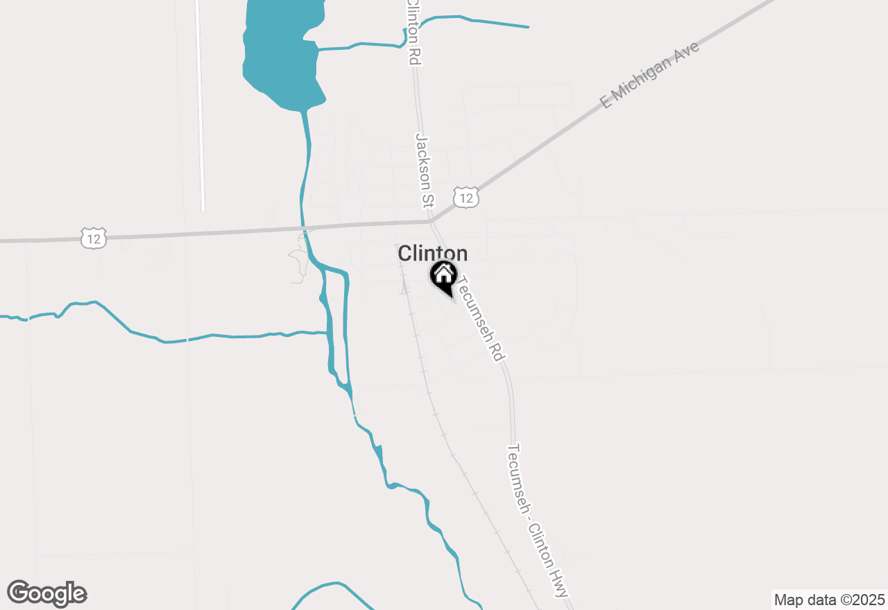Map of 119 Locust Street, Clinton, MI 49236
