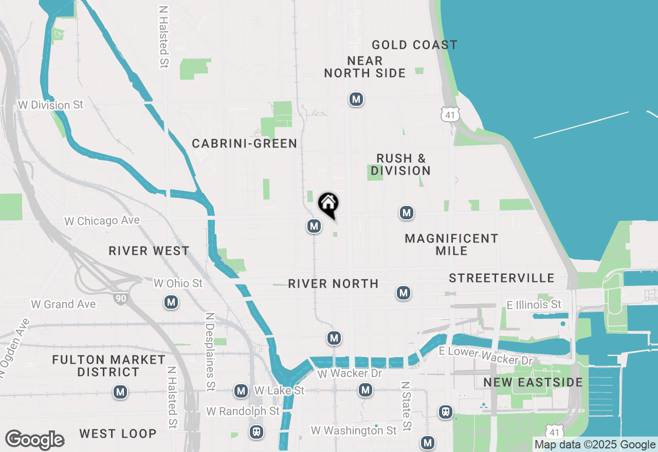 Map of 740 N Wells Street, Chicago, IL 60654