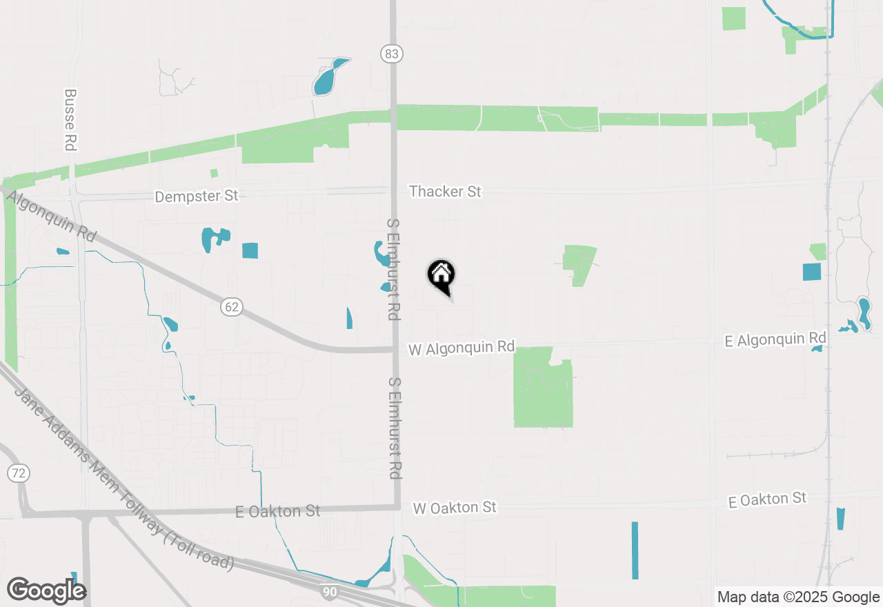 Map of 1115 Holiday Lane #17, Des Plaines, IL 60016