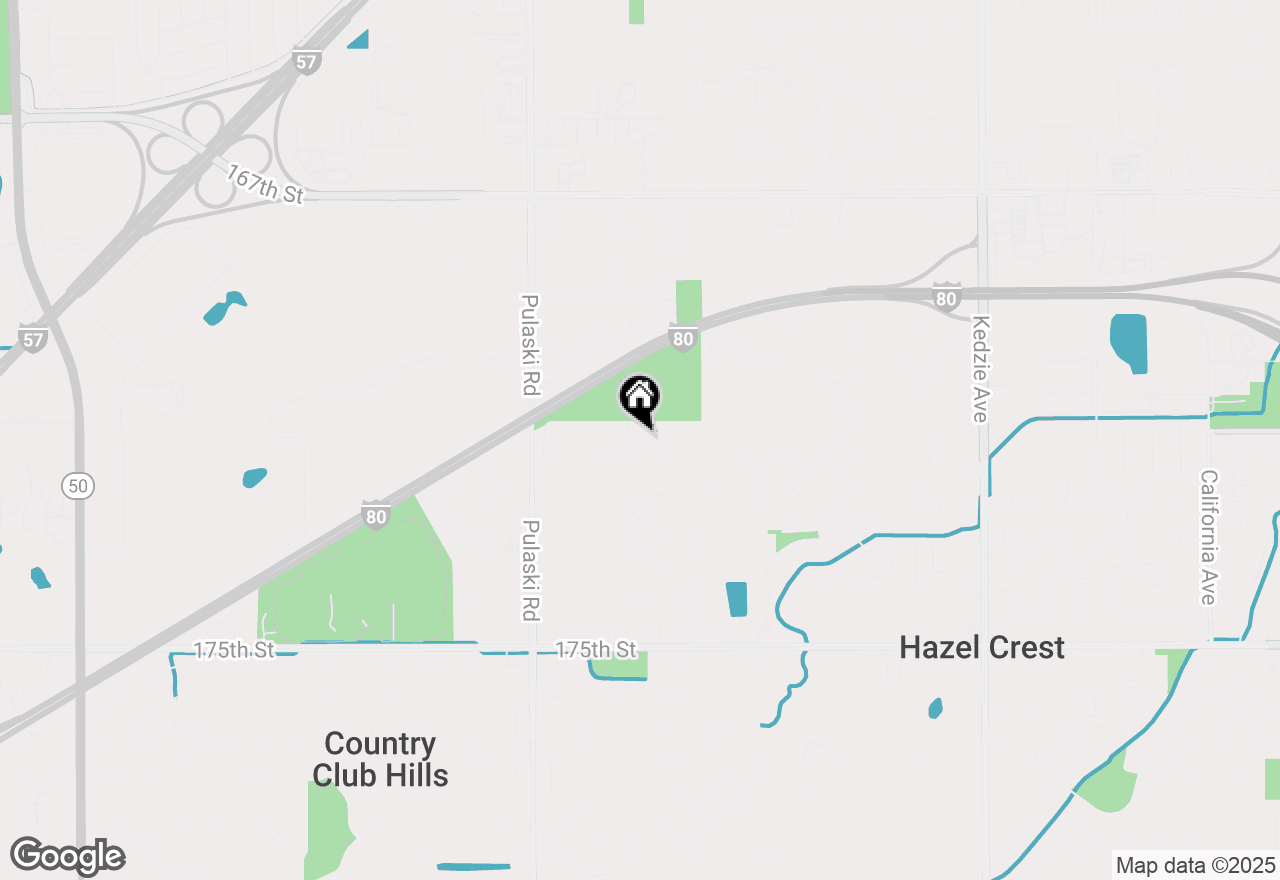 Map of 3800 171st Street, Country Club Hills, IL 60478