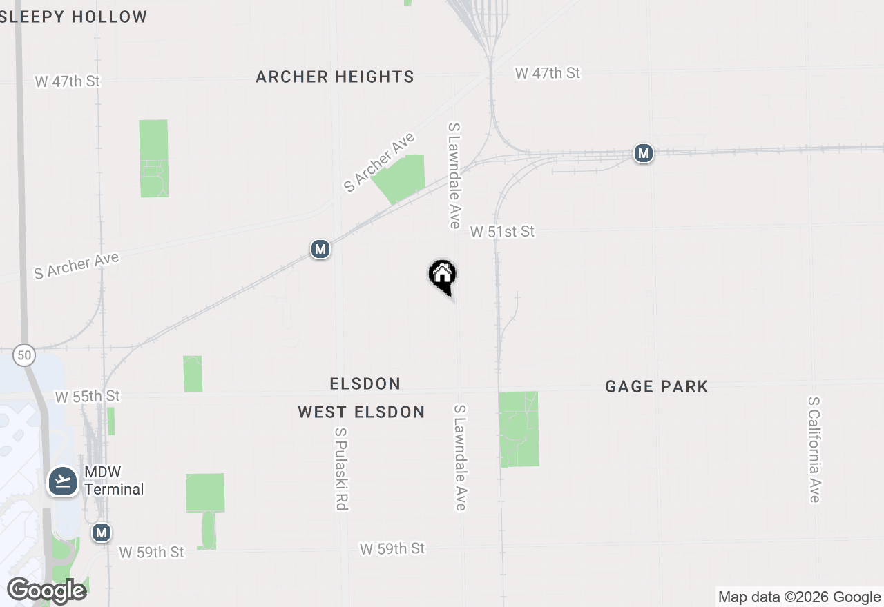 Map of 5249 S Ridgeway Avenue, Chicago, IL 60632