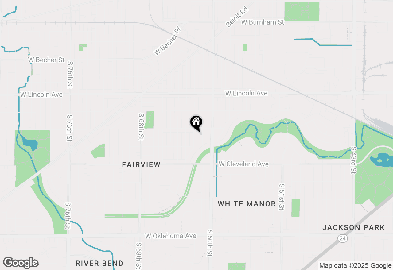 Map of 2528 S 62nd St, Milwaukee, WI 53219