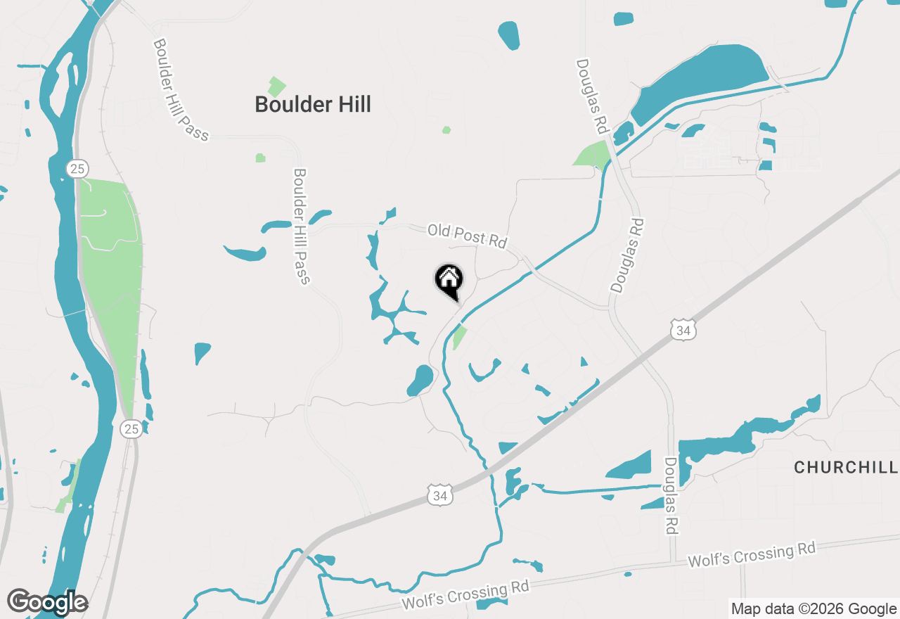 Map of 602 Pearces Ford Road, Oswego, IL 60543