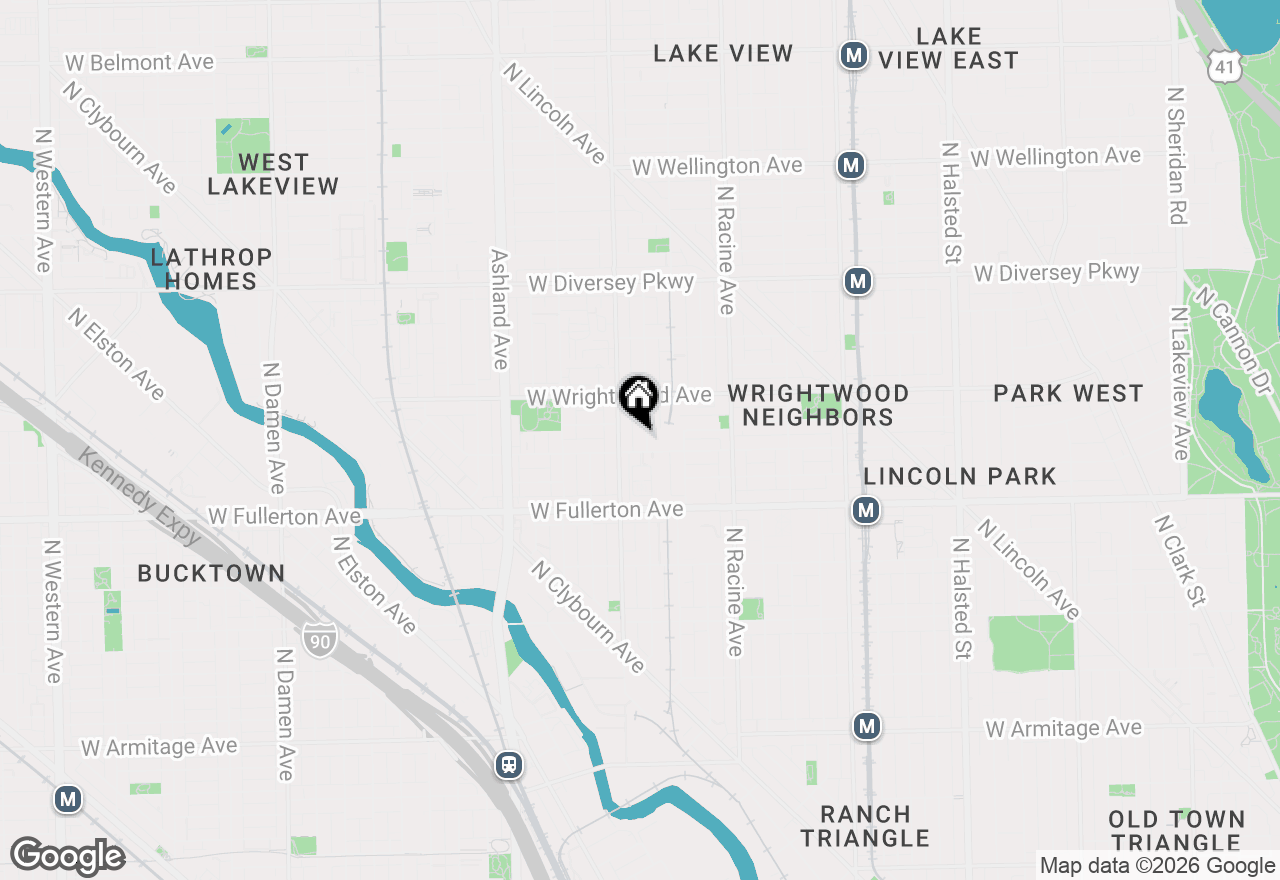 Map of 2510 N Wayne Avenue #108, Chicago, IL 60614
