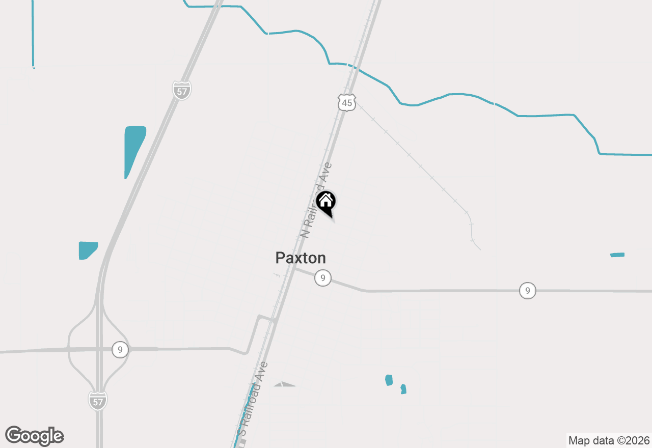Map of 242 E Pine Street, Paxton, IL 60957