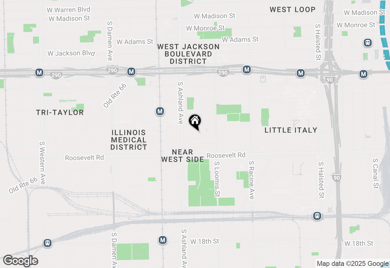 Map of 1511 W Taylor Street, Chicago, IL 60607